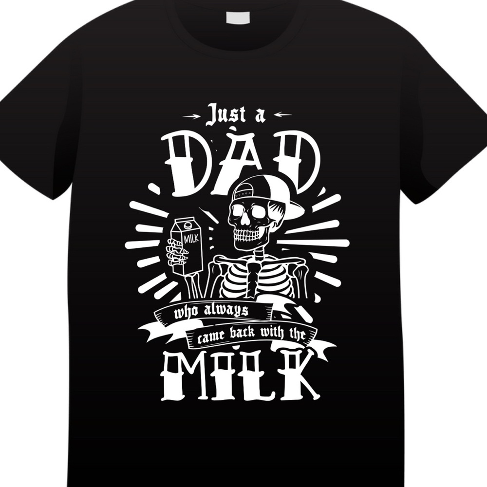 Dad Skeleton Graphic T-Shirt
